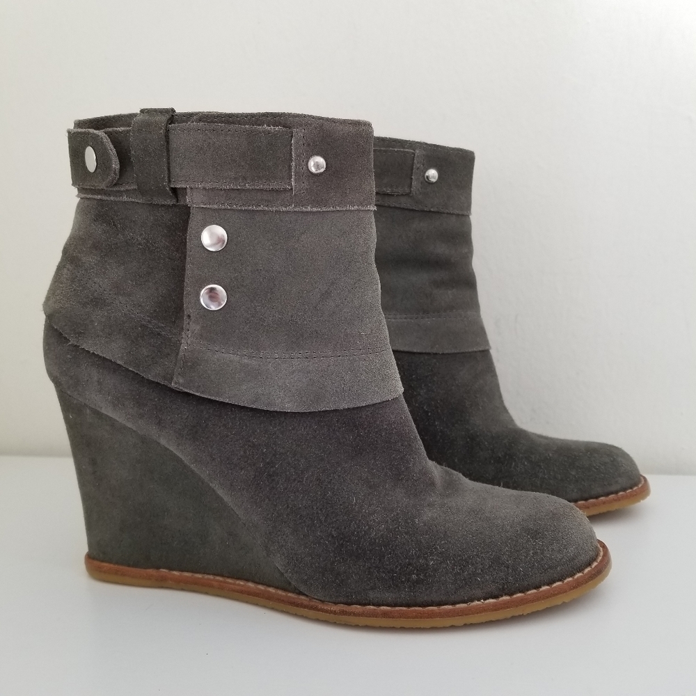 Belle by Sigerson Morrison Snap Wedge Bootie